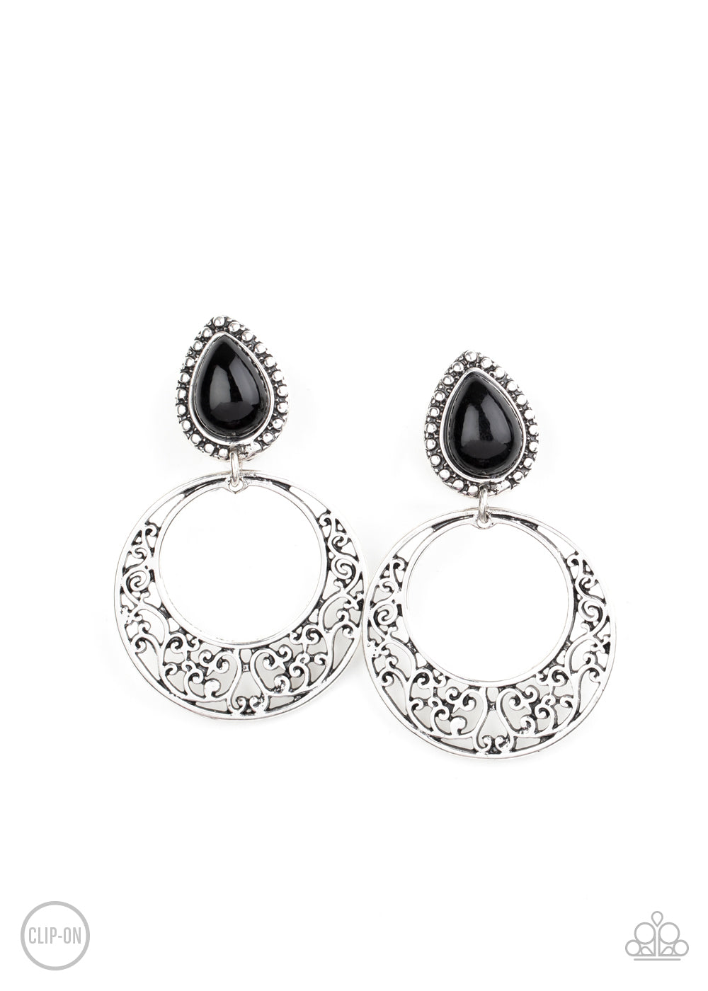 Paparazzi Accessories - Exotic Escape - Black Clip on
