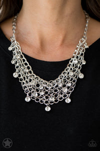Fishing For Compliments Necklace-Gold Paparazzi Accessories