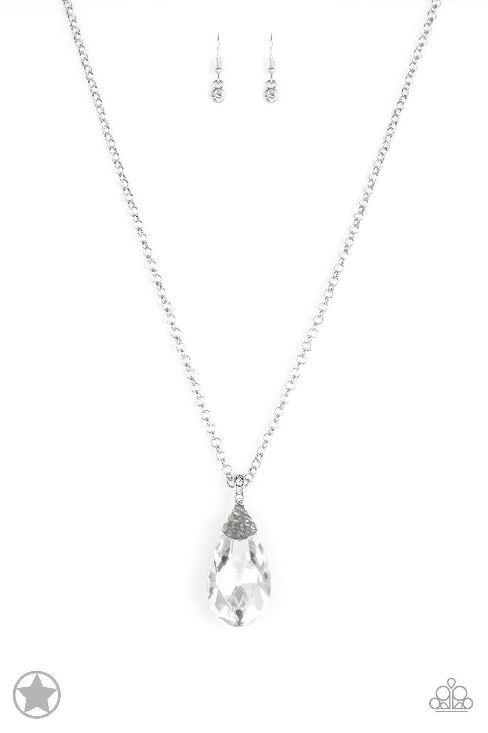Paparazzi Accessories Spellbinding Sparkle White Necklace Set