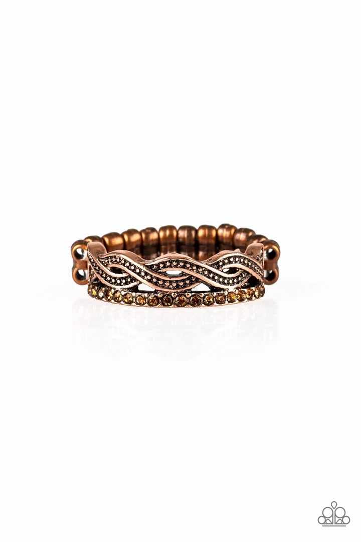Unstoppable Shine - Copper Ring Paparazzi Accessories