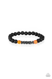 Paparazzi Accessories Courage - Orange Urban Bracelet