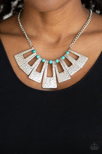 Paparazzi Accessories Terra Takeover Blue Necklace