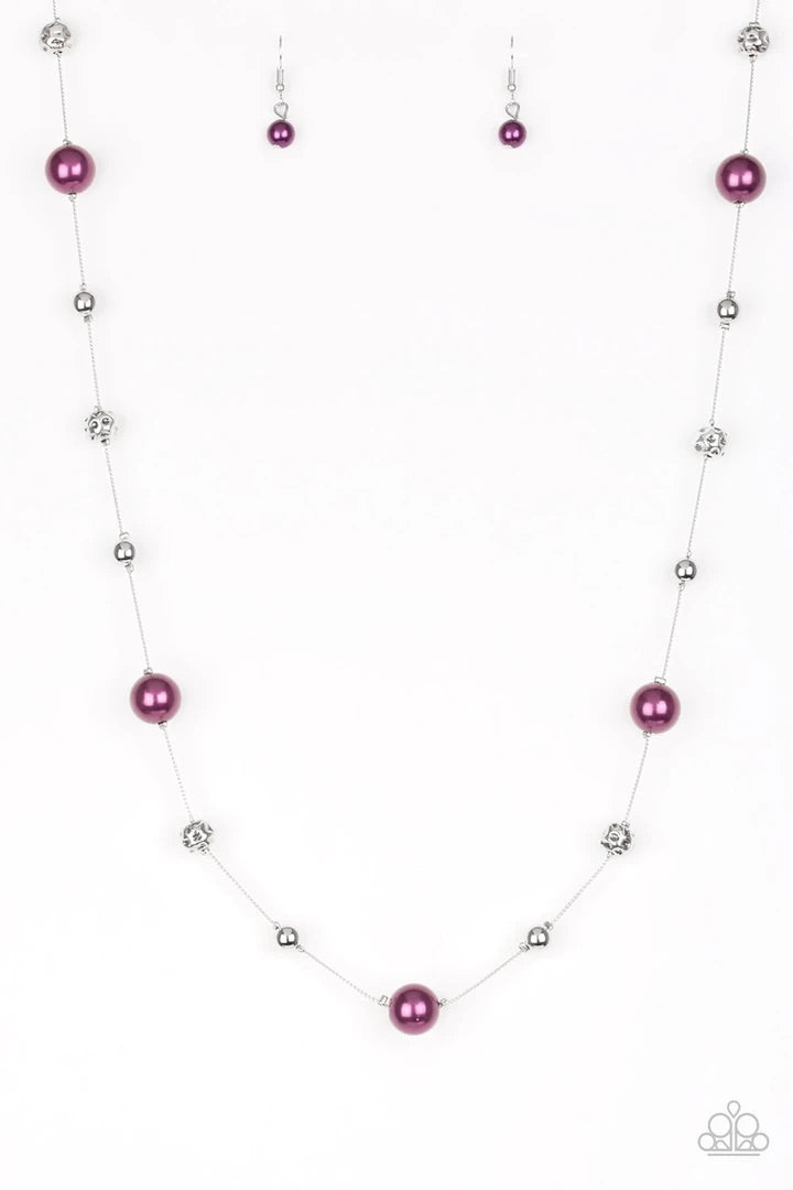 Paparazzi Accessories - Eloquently Eloquent Purple Necklace