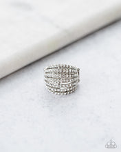 Load image into Gallery viewer, Paparazzi Accessories Blinding Brilliance White Ring
