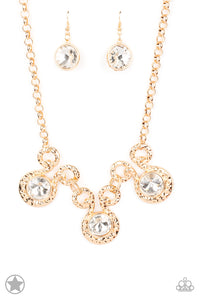 Paparazzi Accessories Hypnotized Necklace Set-Gold