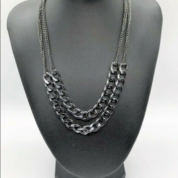 Urban Culture - Black Necklace Paparazzi Accessories