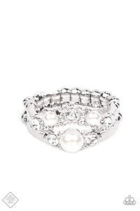 A List Ambience -White - Paparazzi Accessories