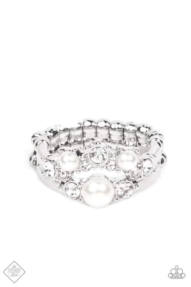 A List Ambience -White - Paparazzi Accessories